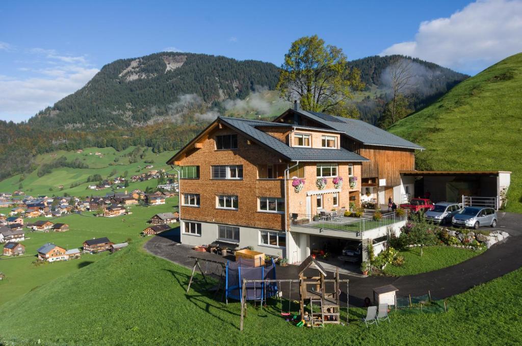 Bed and Breakfast Panoramahof Eggele Schoppernau Exterior foto